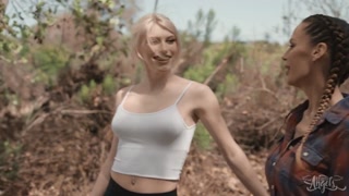 Big Tits Outdoor Adventure with Izzy and Mckenzie - the best porn without registration 1PORNO.NET