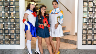 Evelin, Ella, and Friends in Cosplay - the best porn without registration 1PORNO.NET