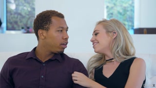 Black Cock Meets Blonde Pussy in Dinner Fuck - the best porn without registration 1PORNO.NET