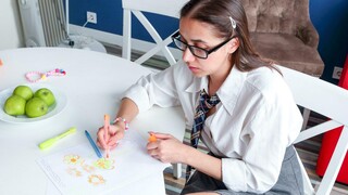 Classroom Calm Turns Hot - หนังโป๊ฟรีที่ 1PORNO.NET