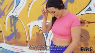 Yoga Pants Gone Wild: Doggystyle with Annie Reis - the best porn without registration 1PORNO.NET