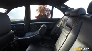  Amateur Anal Sex with Uniformed Officer in the Car  - the best porn without registration 1PORNO.NET