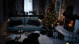 Blowjob and Toys on Christmas Morning - the best porn without registration 1PORNO.NET