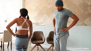 Yoga and Tension with a Brunette Bombshell - the best porn without registration 1PORNO.NET