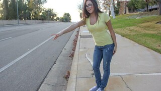 Shaved European hitchhiker takes rough fuck with creampie finish - the best porn without registration 1PORNO.NET