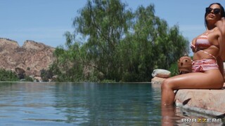 Luna Star Gets Oiled Up & Fucked Hard - Pool Sex & Facial Finish - the best porn without registration 1PORNO.NET