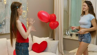 European Teen Lesbian Action - Valentine's Day - free porn on 1PORNO.NET