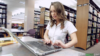 College Library Sex Scandal - Jade Nile Exposed - the best porn without registration 1PORNO.NET