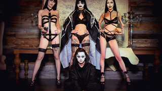 Goth Pornstars Wild Orgy - Jewelz Blu, Harlowe Blue, Val Steele in Action - the best porn without registration 1PORNO.NET