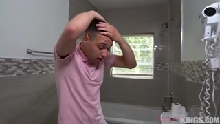 Big Tits Brunette Asks: Grower or Shower? - the best porn without registration 1PORNO.NET