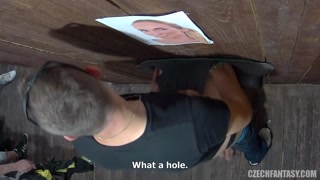 Big Cock Glory Hole Fun with Sexy Czech Babes - free porn on 1PORNO.NET