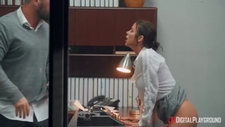 Brunette Alexis Fawx Gets Rough Anal & Pussy Licking - Office Fuck - the best porn without registration 1PORNO.NET