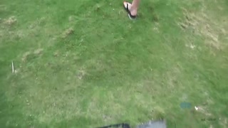 Amateur Jade Amber fucked outdoors - anal creampie - free porn on 1PORNO.NET