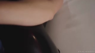 Blonde Latex Slave Scarlet Chase Deepthroat & Anal POV - free porn on 1PORNO.NET