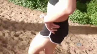 Amateur Emily Willis gives hot beach footjob - the best porn without registration 1PORNO.NET