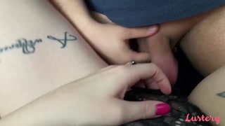 Camille's Long Brown Hair, Ink, and Sebastien's Mustache in Close POV - pornô grátis no 1PORNO.NET