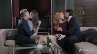 4K Wild Group Sex with Redhead and Brunette Babes - najlepsze porno bez rejestracji 1PORNO.NET