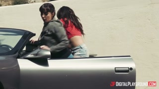 Ryan Mclane's Big Cock Fucks Arya Fae on the Highway - the best porn without registration 1PORNO.NET