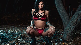 Tattooed Lovers Get Naughty Outdoors - the best porn without registration 1PORNO.NET