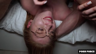 Glasses Cheerleader Takes Rough Cock - free porn on 1PORNO.NET