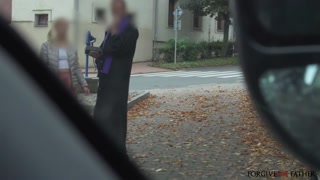 Blonde Babe Picked Up by Priest for Forbidden Christmas Fun - the best porn without registration 1PORNO.NET