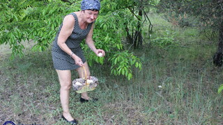 Younger man fucks 73yo Hanna D. in open field - หนังโป๊ที่ดีที่สุดโดยไม่ต้องลงทะเบียน 1PORNO.NET