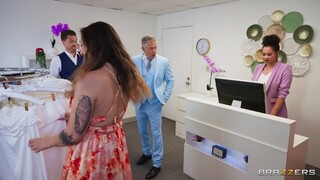 Bride Gets Gangbanged by Bridesmaids in Crazy Threesome - the best porn without registration 1PORNO.NET