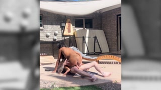Trey Beacher's Backyard Blowjob - Allison Lox Takes It! - najlepsze porno bez rejestracji 1PORNO.NET