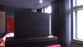 Skinny Brunette Abrill Gerald Rimming & Ass Licking in Hot Hotel Scene - free porn on 1PORNO.NET