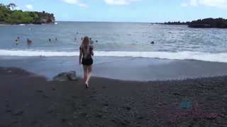 Niki Snow rides hard on Road to Hana - Fingering & POV action - the best porn without registration 1PORNO.NET