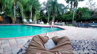 Luke Cooper and Kylie Rocket by the Pool - the best porn without registration 1PORNO.NET
