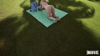 Blonde Bombshell Beach Bang - free porn on 1PORNO.NET