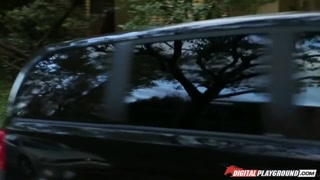 Outdoor Car Sex with Big Tit Brunette - Tommy Gunn Fingering & Licking - the best porn without registration 1PORNO.NET