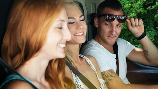 Natural Tits Hitchhiker Nancy A Striptease & Close Up Puffy Nipples - the best porn without registration 1PORNO.NET